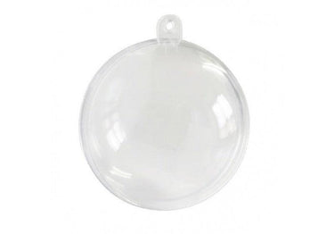 Bola de Navidad Transparente Abierta - Grupo Emi RD